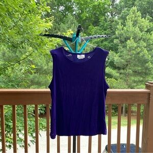 Vintage! Travel collection purple tank size large